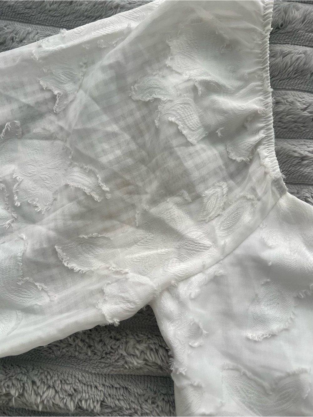 Elegant White Mini Dress - Picture 3 of 6